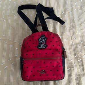Used Mickey Mouse Mini Coach Backpack